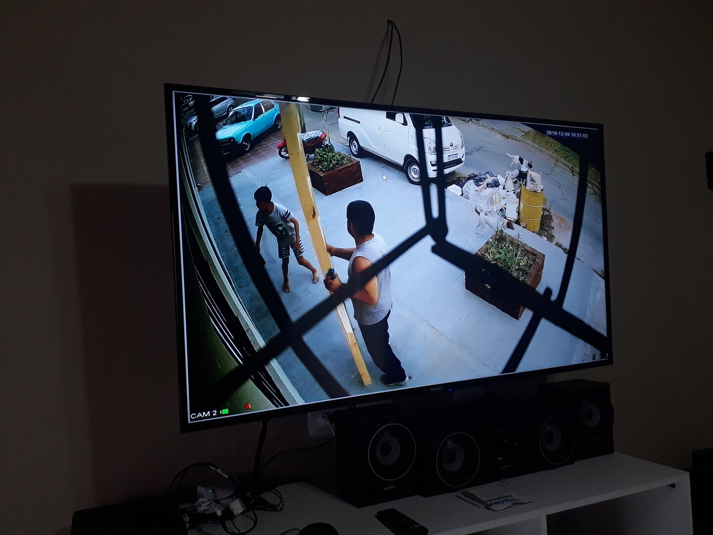 Sistema DVR — 4 cámaras simultáneas