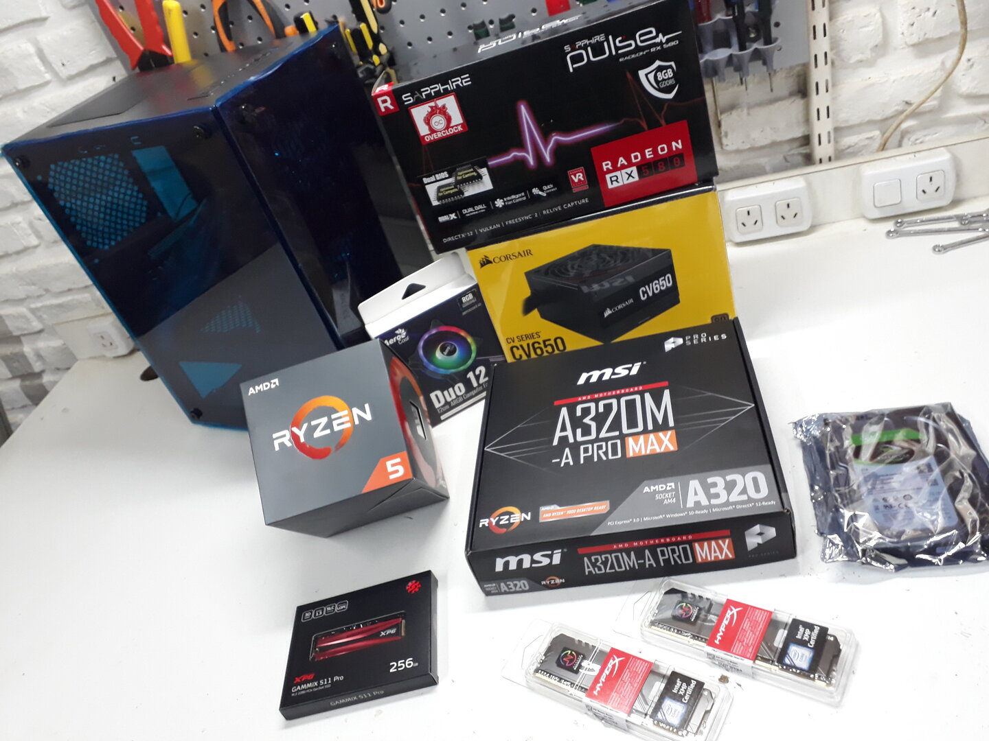 Componentes nuevos — Ryzen 5, RX 580